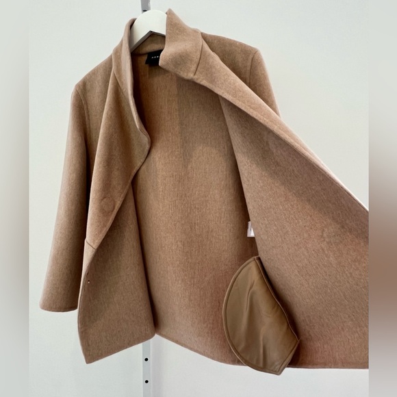 AKRIS CAMEL TAN CASHMERE JACKET SIZE FR 36 / IT 40 / US 4 NWOTS! - Picture 8 of 16